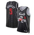 Immanuel Quickley Toronto Raptors Unisex 2025/26 Swingman Jersey - Black - City Edition
