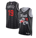 Jakob Poeltl Toronto Raptors Unisex 2025/26 Swingman Jersey - Black - City Edition