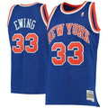 Patrick Ewing New York Knicks 1991/92 Hardwood Classics Jersey - Blue