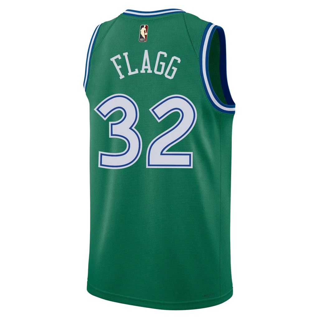 Cooper Flagg Dallas Mavericks Unisex Swingman Jersey - Hardwood Classic - Green