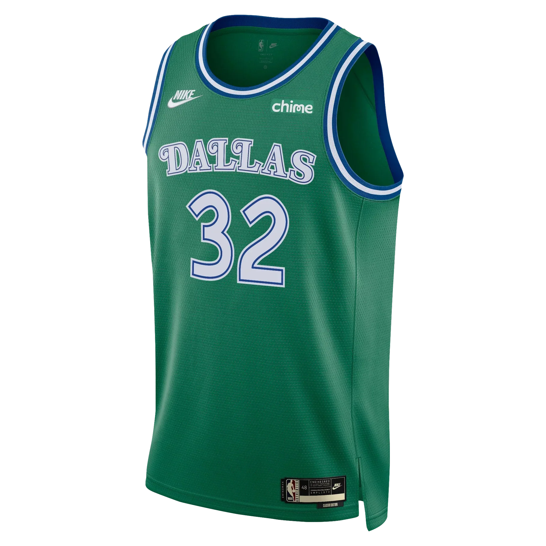 Cooper Flagg Dallas Mavericks Unisex Swingman Jersey - Hardwood Classic - Green