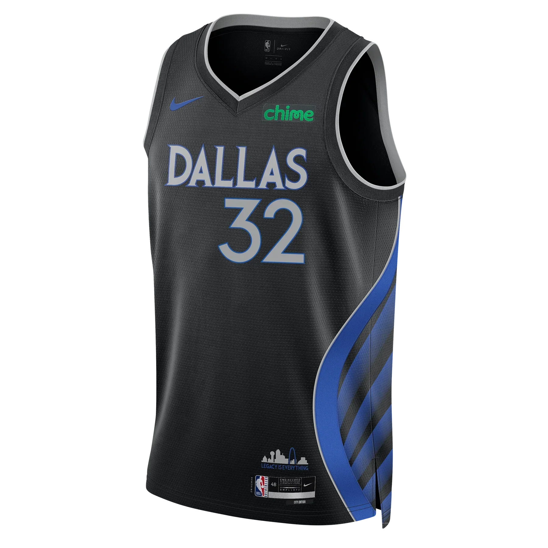 Cooper Flagg Dallas Mavericks Unisex Swingman Jersey - City Edition - Black