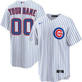 Custom Chicago Cubs Home Jersey - White