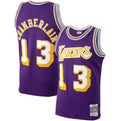 Wilt Chamberlain Los Angeles Lakers 1971/72 Hardwood Classics Jersey - Purple