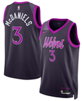 Jaden McDaniels Minnesota Timberwolves Unisex 2025/26 Swingman Jersey - Purple - City Edition