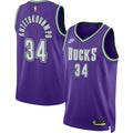 Giannis Antetokounmpo Milwaukee Bucks Swingman Jersey - Classic Edition - Purple