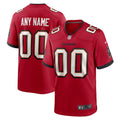 Custom Tampa Bay Buccaneers Jersey - Red