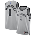 Victor Wembanyama San Antonio Spurs Unisex Swingman Jersey - Statement Edition - Silver
